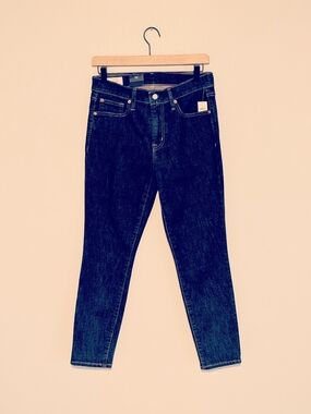 GAP True Skinny Mid Rise Jeans Dark Blue NWT Women's Size 29 (8 Short)